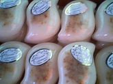 Sabonetes hidratantes com Extrato de Aloe vera e Aveia.